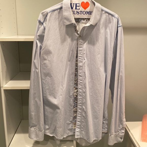 7 diamonds mens button down - Picture 1 of 3